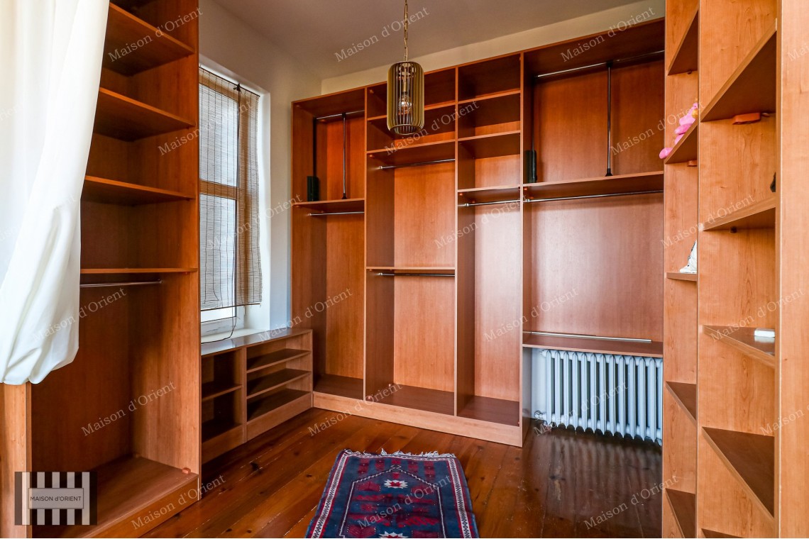 2+1 Rental Flat with Bosphorus View in Historical Building