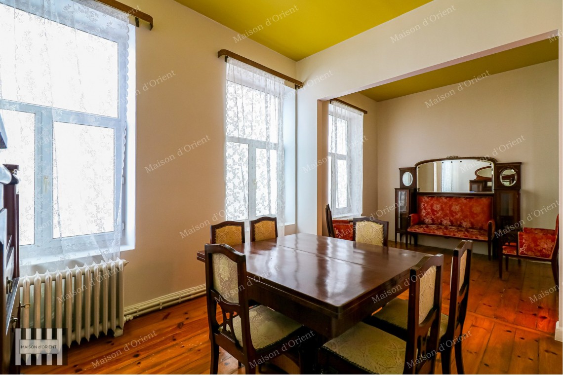 2+1 Rental Flat with Bosphorus View in Historical Building