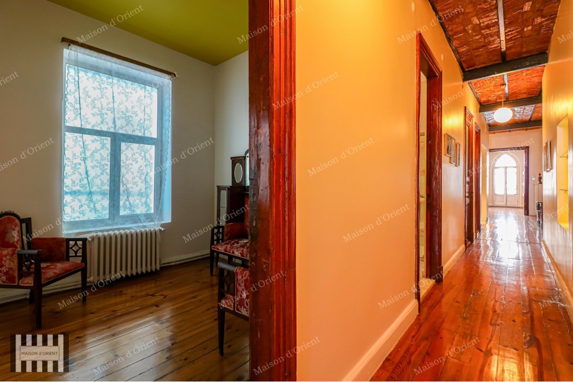 2+1 Rental Flat with Bosphorus View in Historical Building