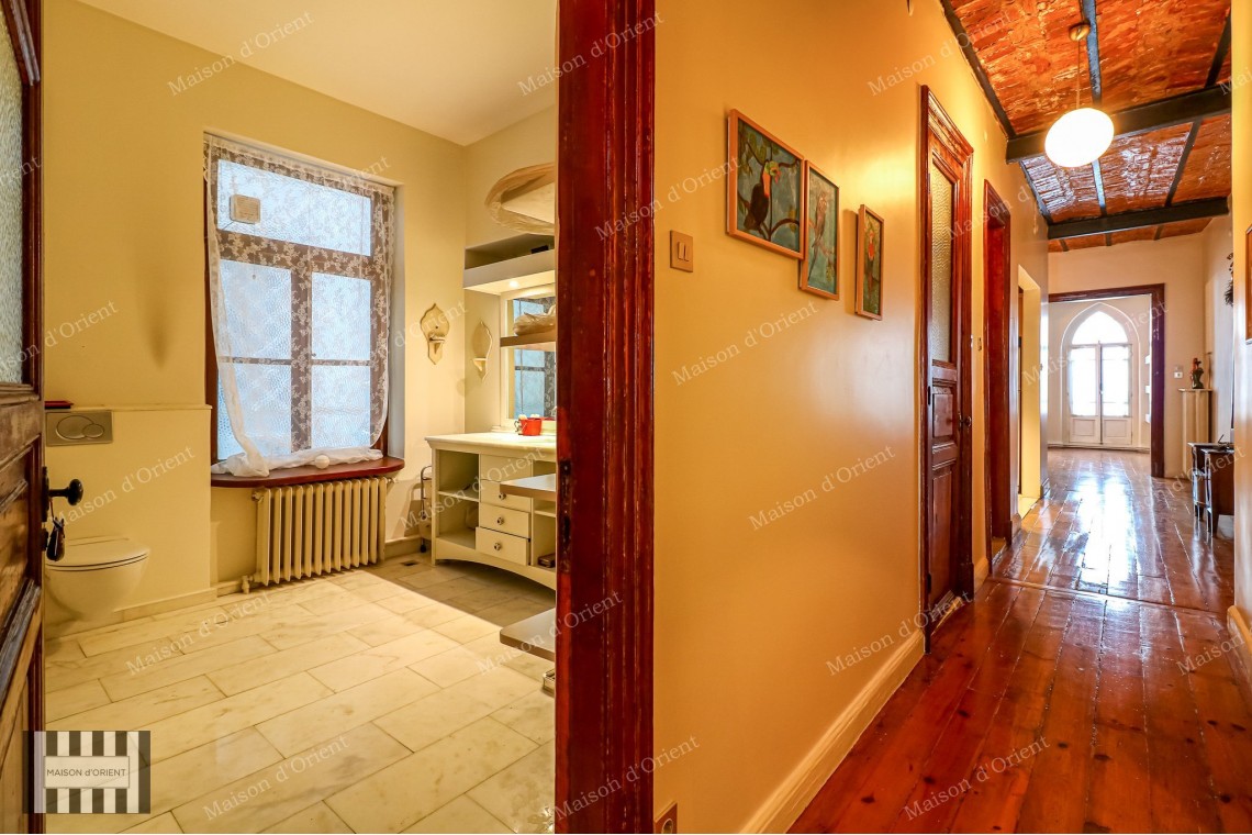 2+1 Rental Flat with Bosphorus View in Historical Building