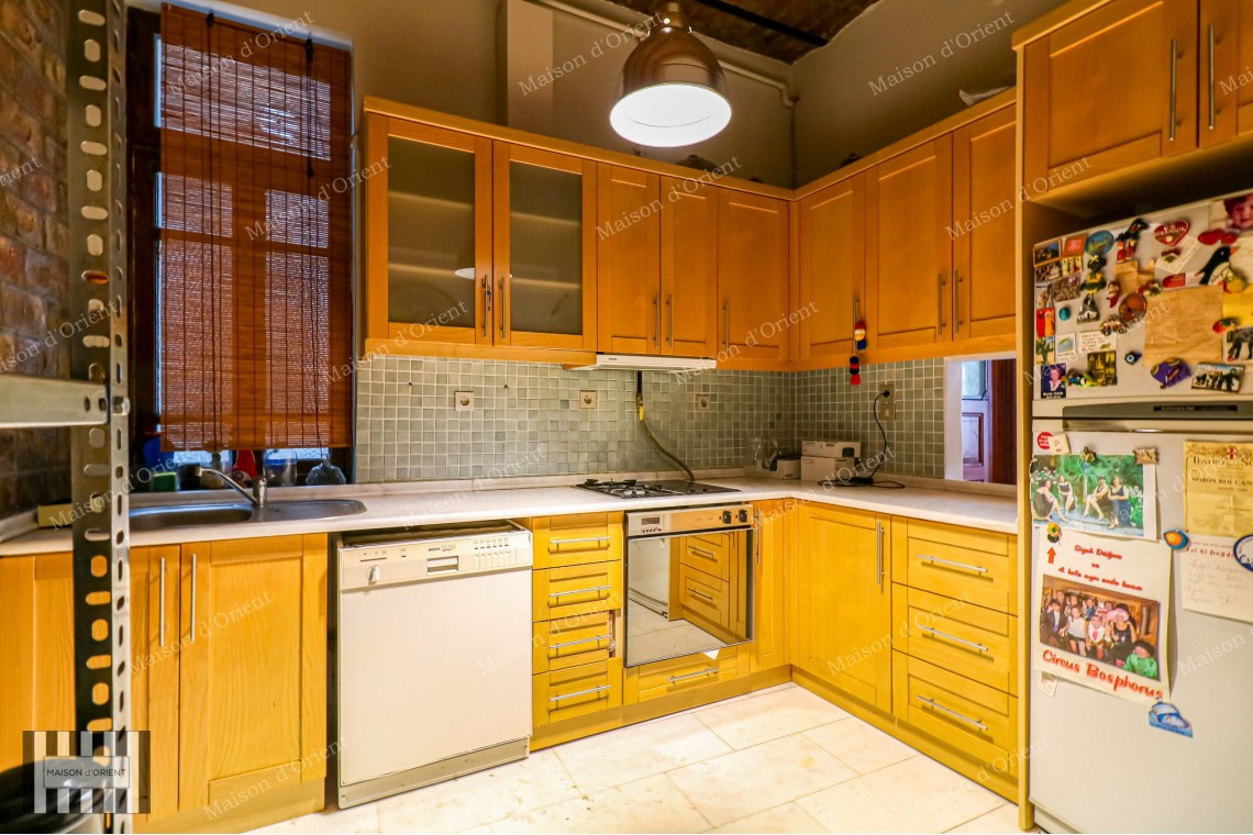 2+1 Rental Flat with Bosphorus View in Historical Building