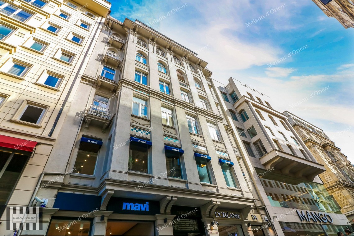 2+1 Rental Flat with Bosphorus View in Historical Building