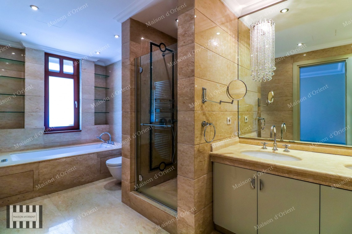 3+1 Duplex Flat for Rent in Taksim Tekfen Residences