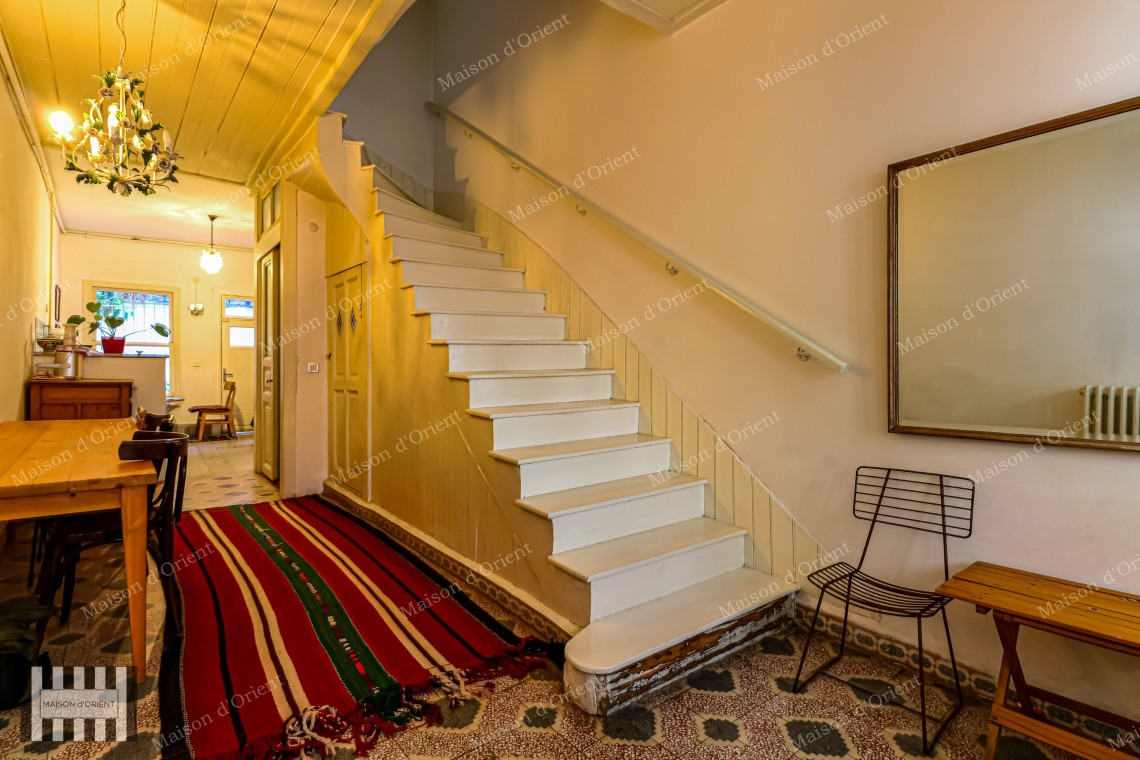 2+1 Historical House for Sale with Private Garden in Aynalı Çeşme