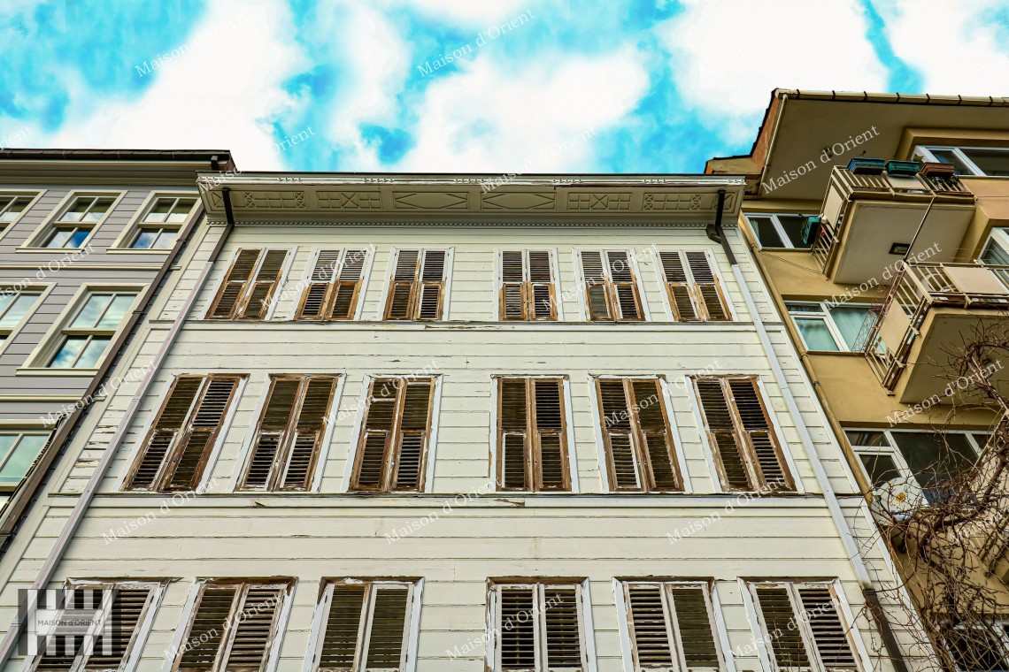 6-Storey Historical Mansion for Rent with Bosphorus View in Cihangir