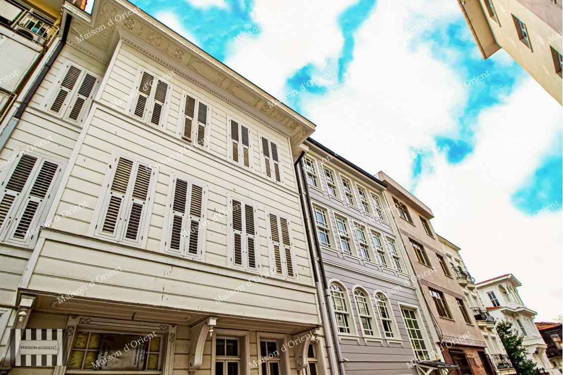 6-Storey Historical Mansion for Rent with Bosphorus View in Cihangir