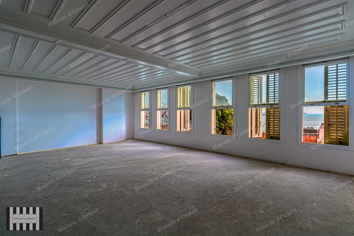 6-Storey Historical Mansion for Rent with Bosphorus View in Cihangir