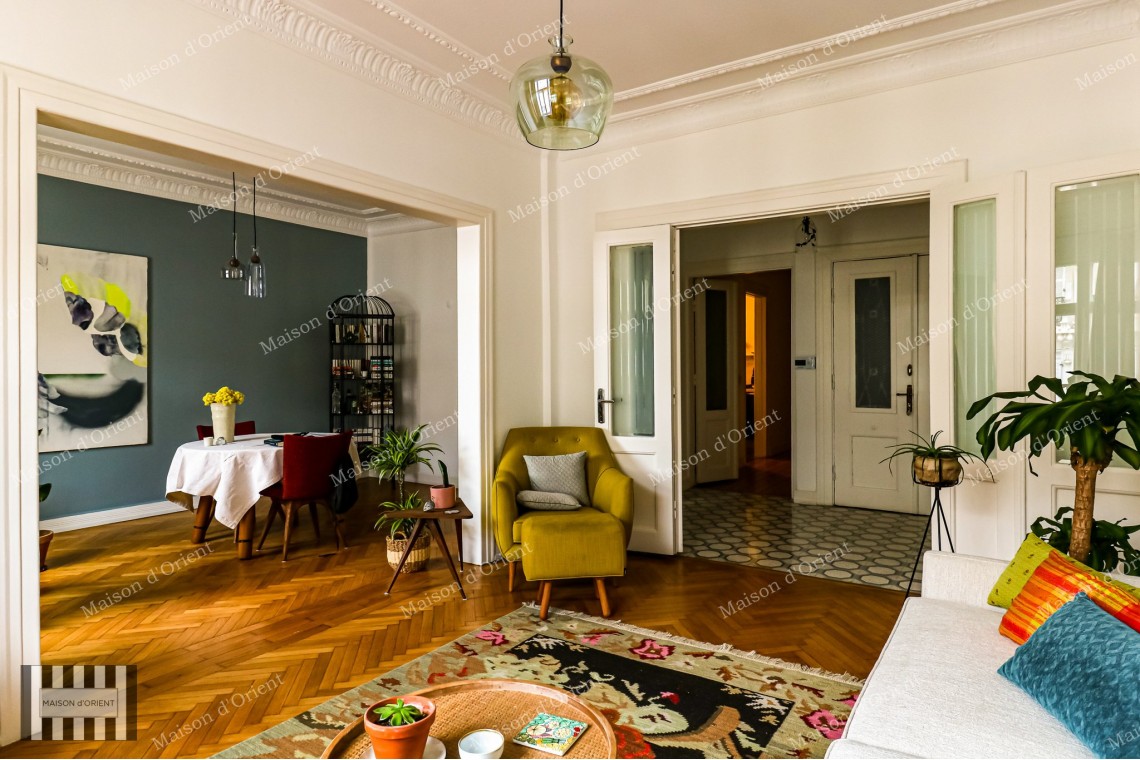 Furnished 3+1 Rental Apartment in Historical Ankara Palas