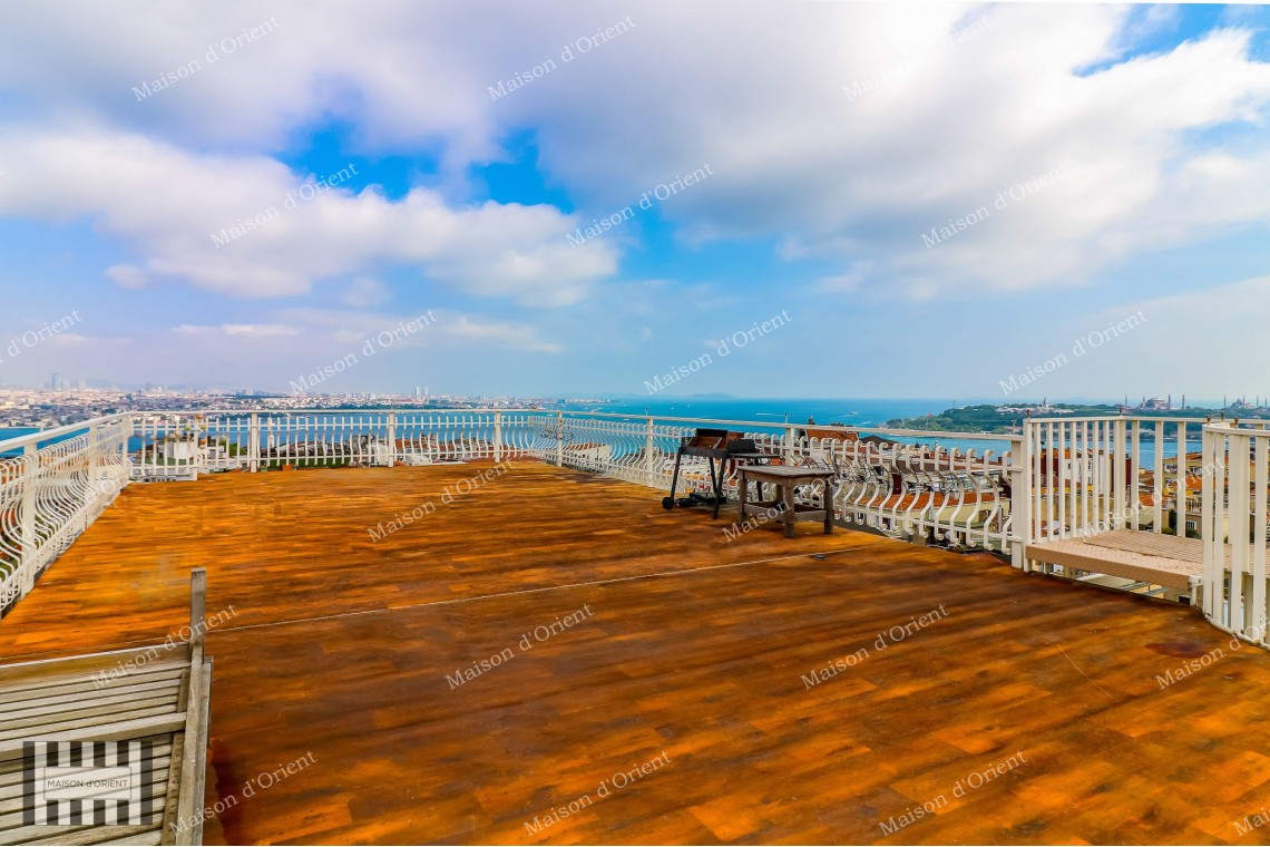 Flat for Rent with Private Terrace in Cihangir