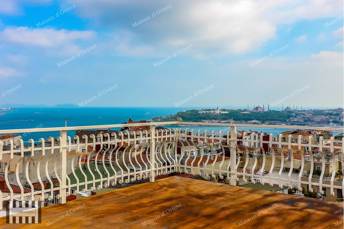Flat for Rent with Private Terrace in Cihangir