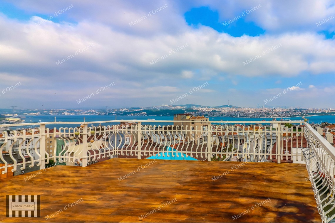 Flat for Rent with Private Terrace in Cihangir