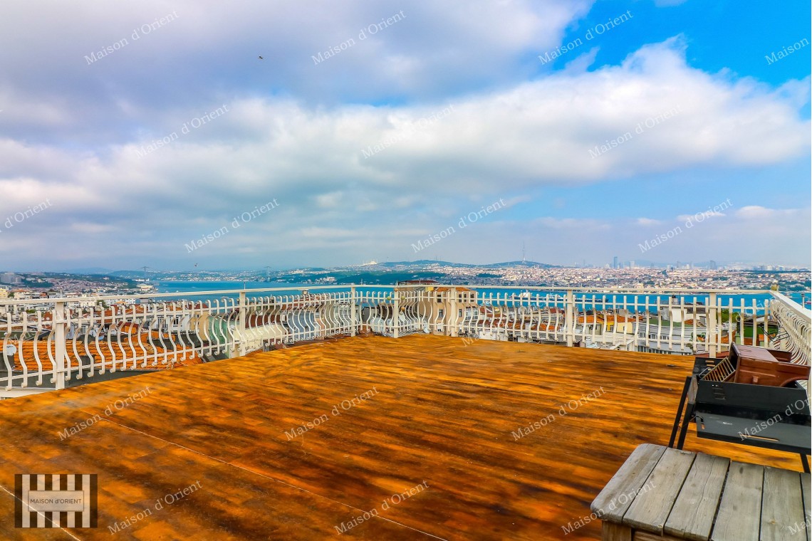 Flat for Rent with Private Terrace in Cihangir