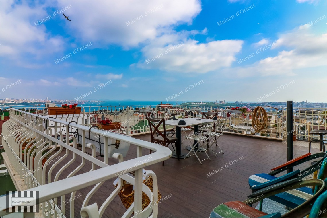 Flat for Rent with Private Terrace in Cihangir