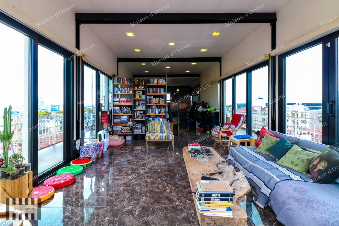 Flat for Rent with Private Terrace in Cihangir