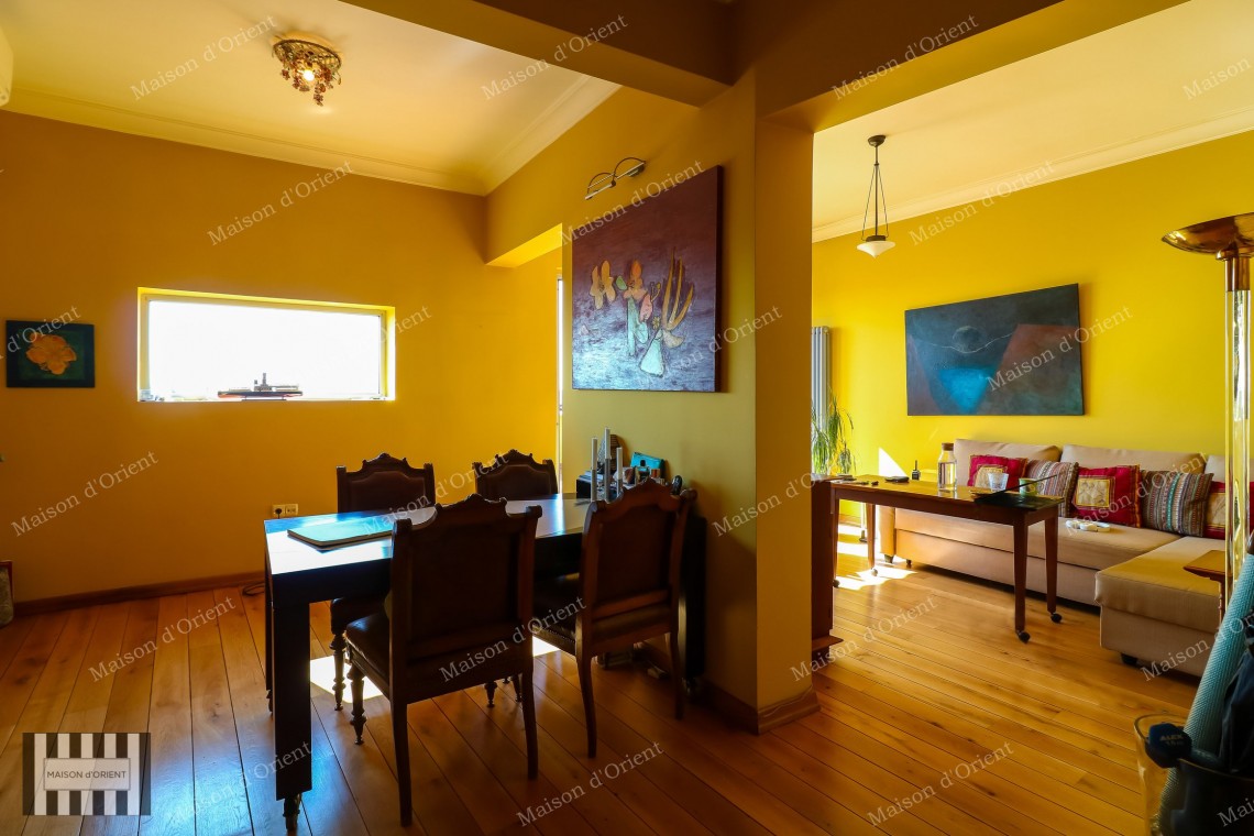 1+1 Flat with View and Private Terrace for Sale in Cihangir