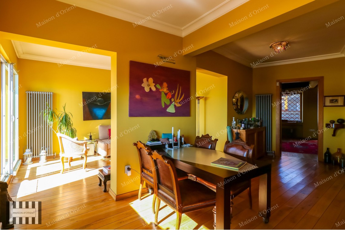 1+1 Flat with View and Private Terrace for Sale in Cihangir