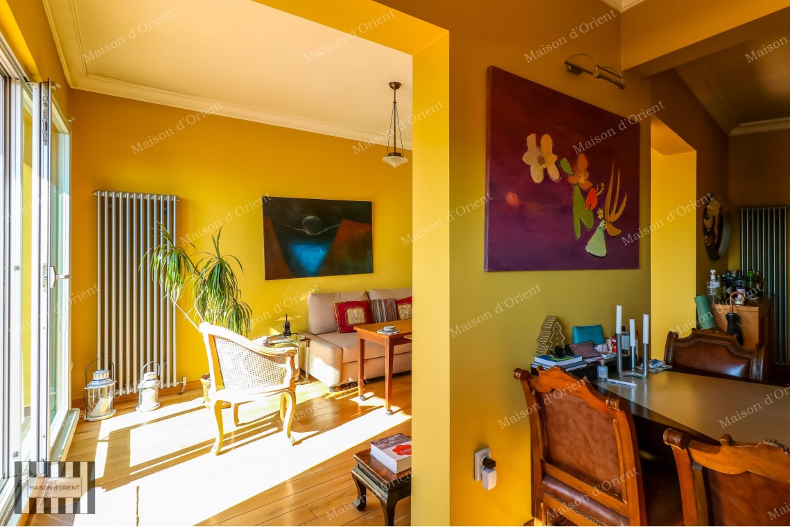 1+1 Flat with View and Private Terrace for Sale in Cihangir