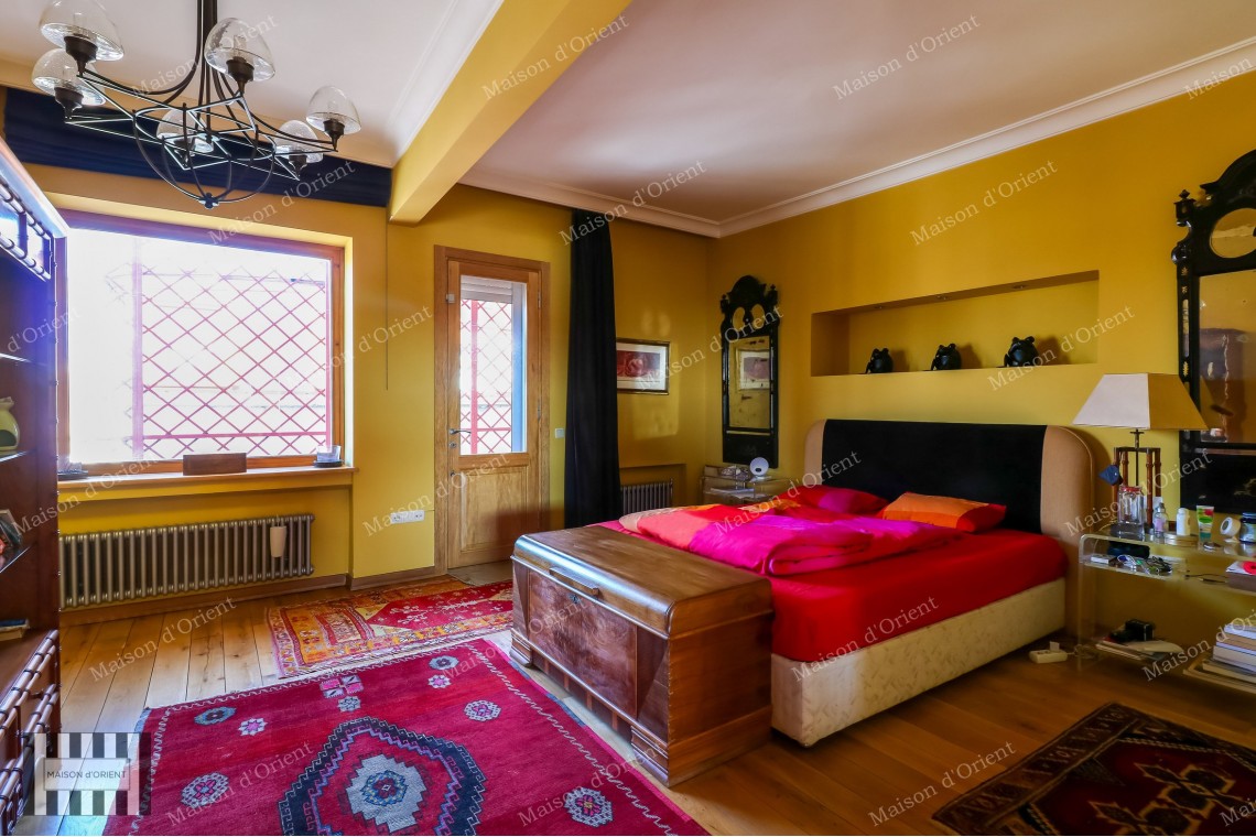 1+1 Flat with View and Private Terrace for Sale in Cihangir