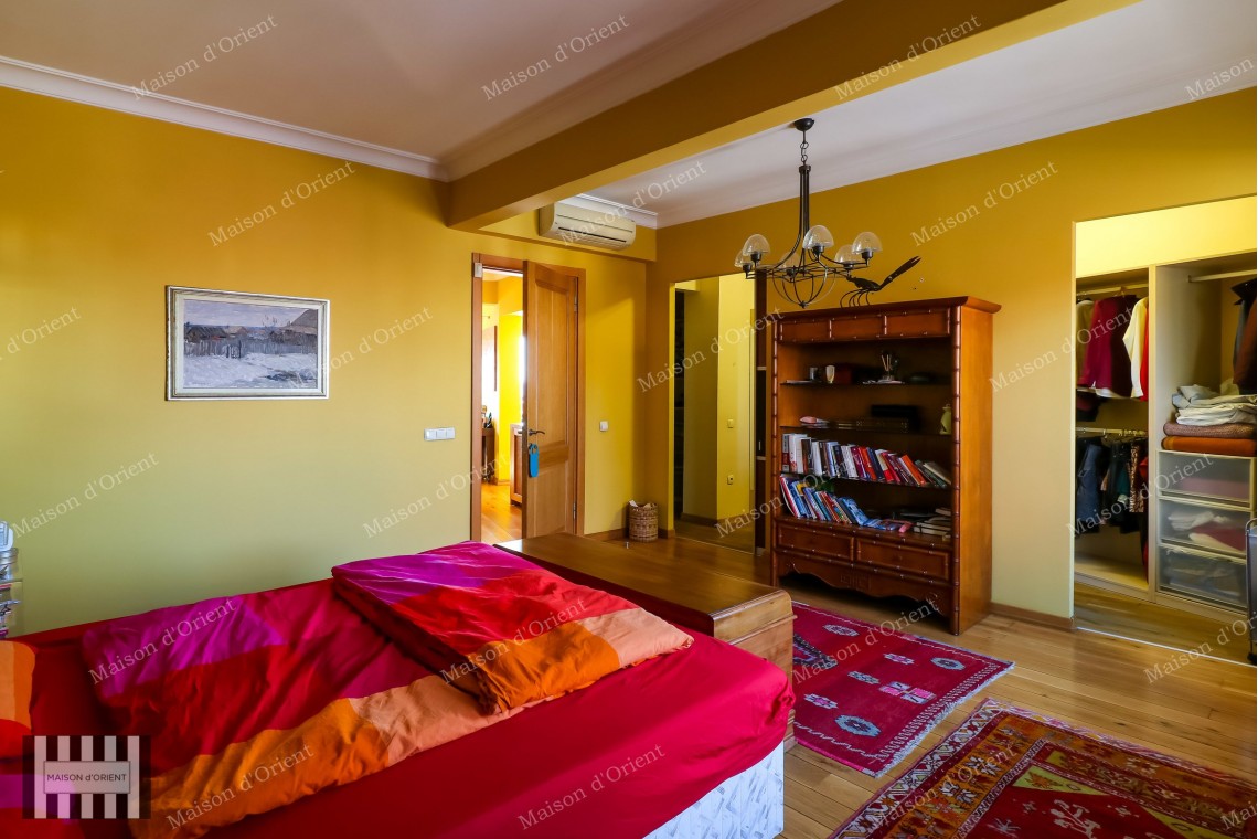 1+1 Flat with View and Private Terrace for Sale in Cihangir