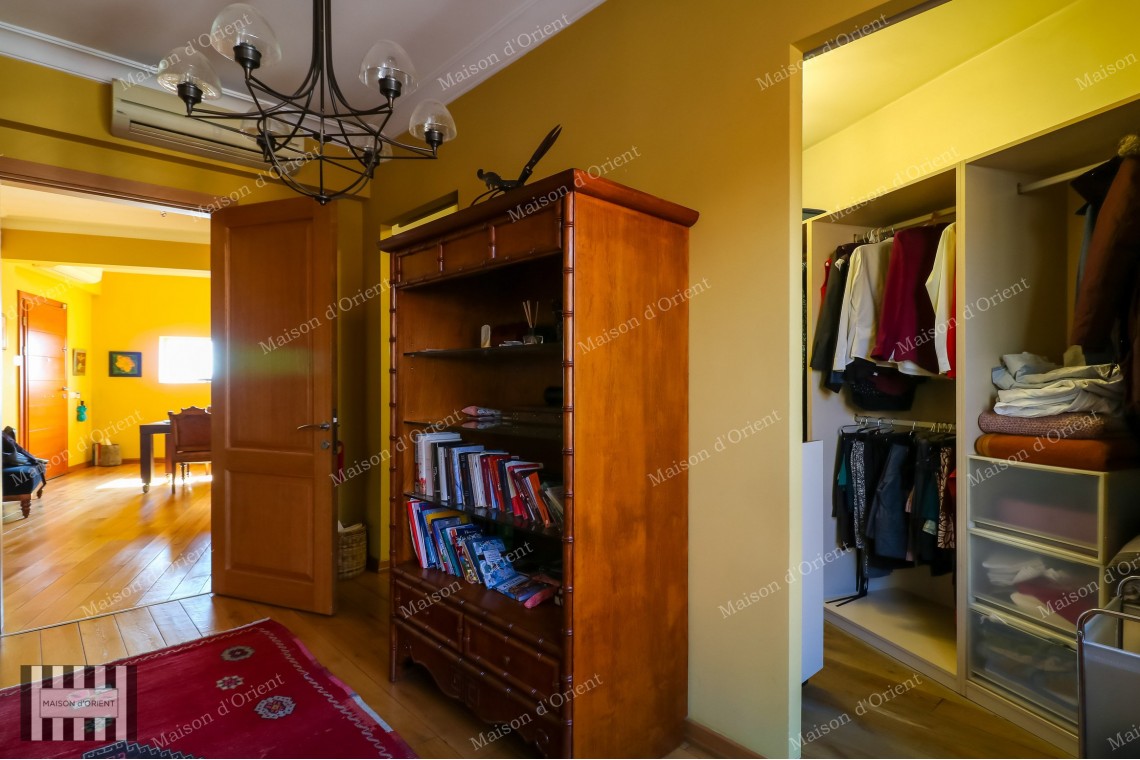 1+1 Flat with View and Private Terrace for Sale in Cihangir