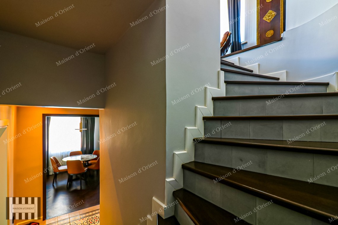 2+1 Duplex Flat for Sale with Spacious Terrace in Cihangir