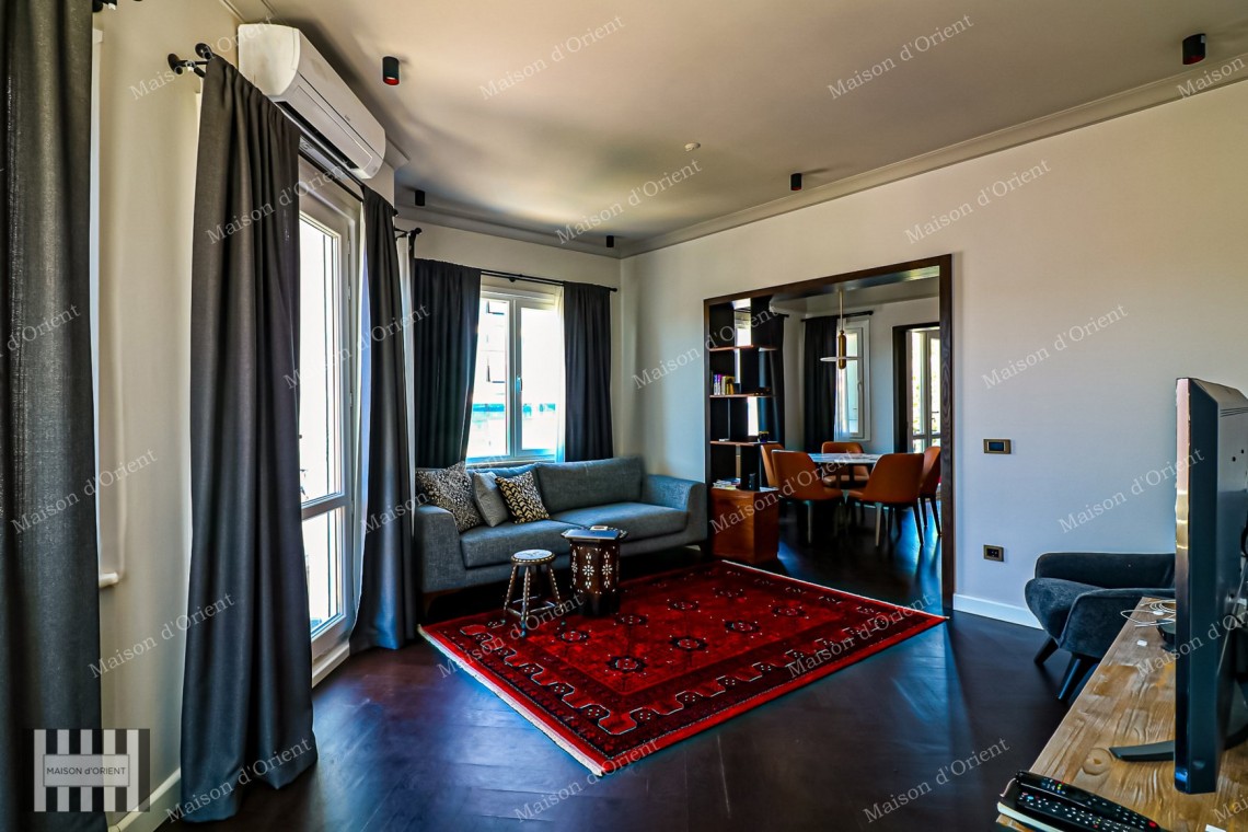 2+1 Duplex Flat for Sale with Spacious Terrace in Cihangir