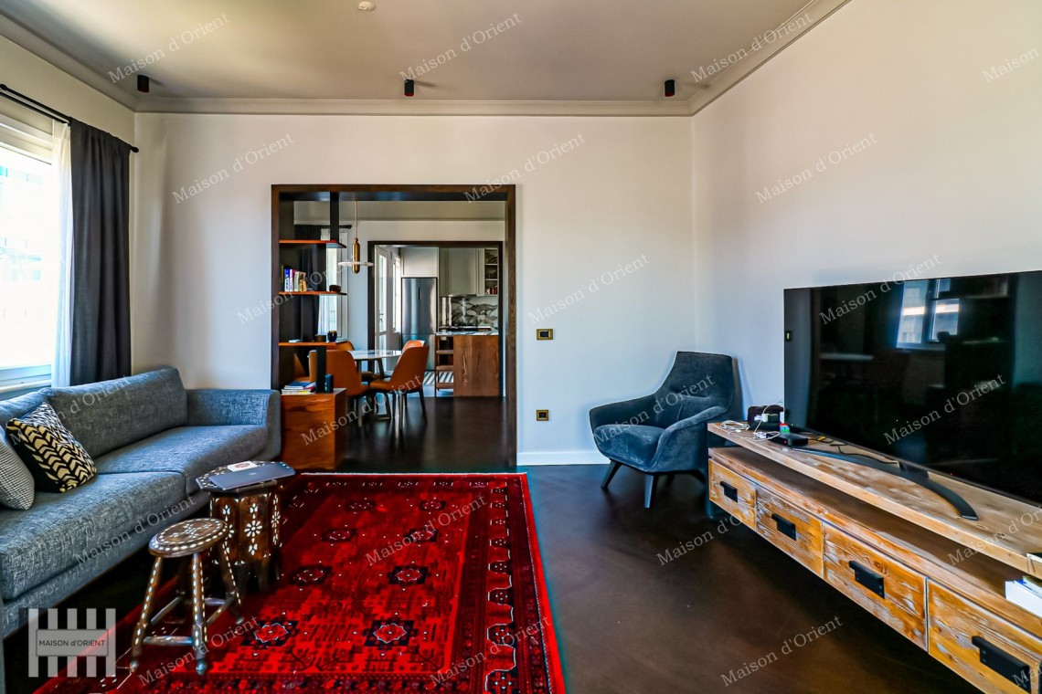 2+1 Duplex Flat for Sale with Spacious Terrace in Cihangir