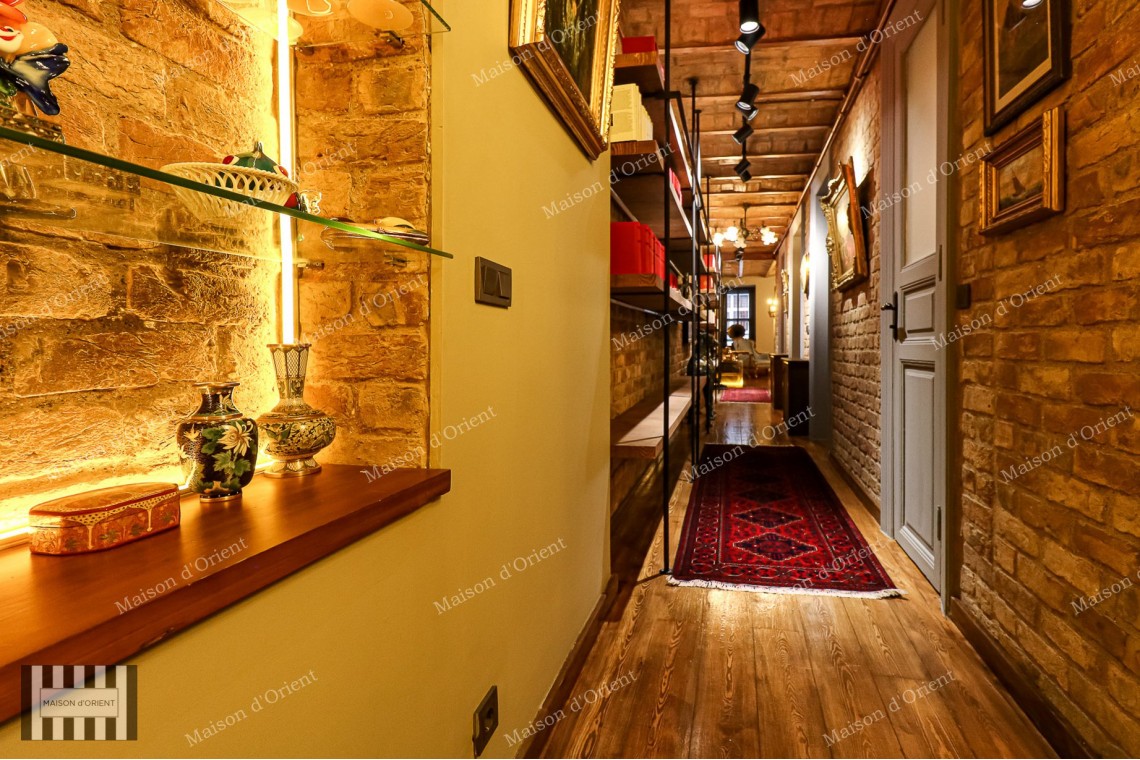 3+1 Flat for Sale in Historical Building on Meşrutiyet Street