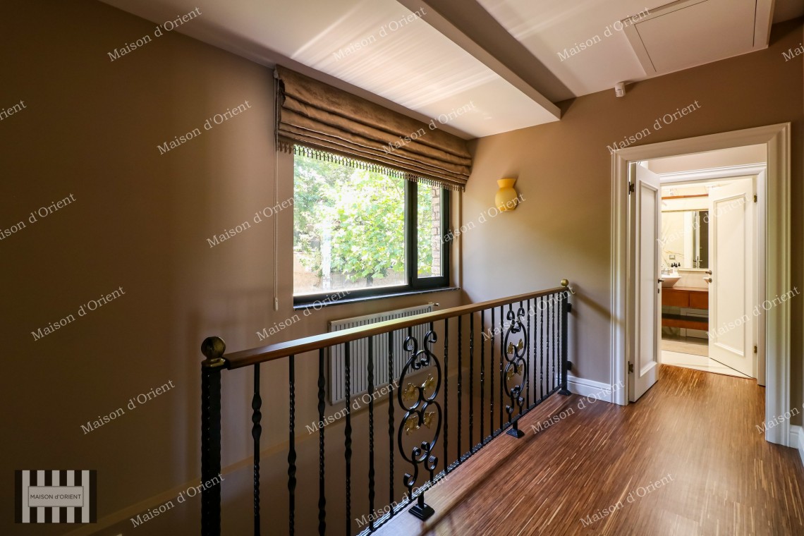 3+2 Villa with Private Garden for Sale in Levent Karanfil Street