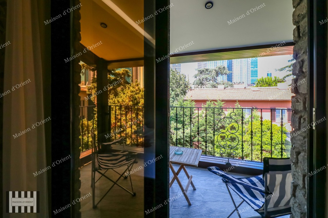 3+2 Villa with Private Garden for Sale in Levent Karanfil Street