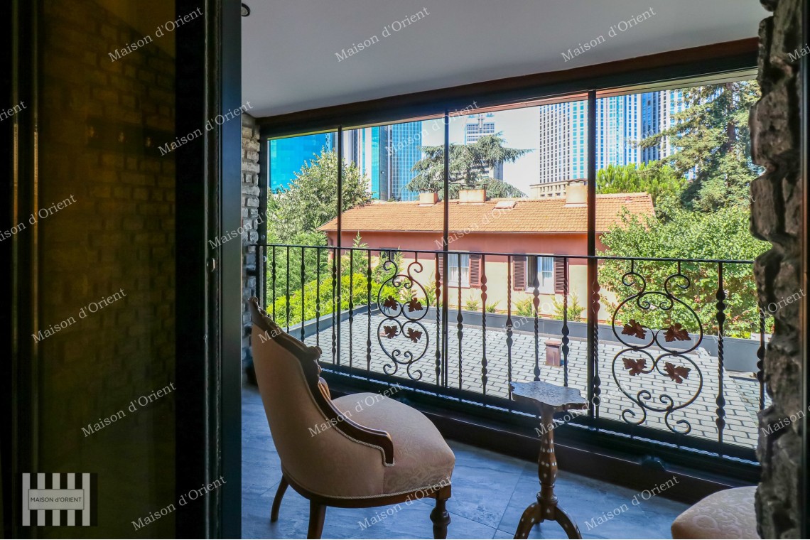 3+2 Villa with Private Garden for Sale in Levent Karanfil Street