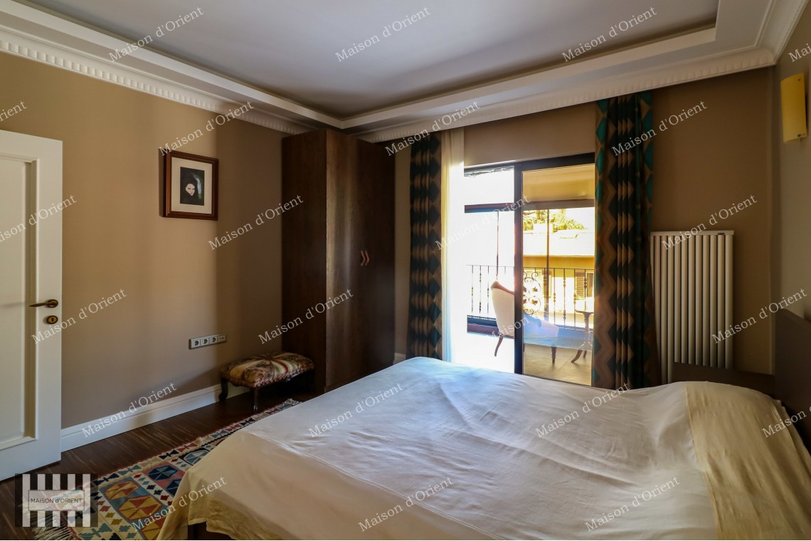 3+2 Villa with Private Garden for Sale in Levent Karanfil Street