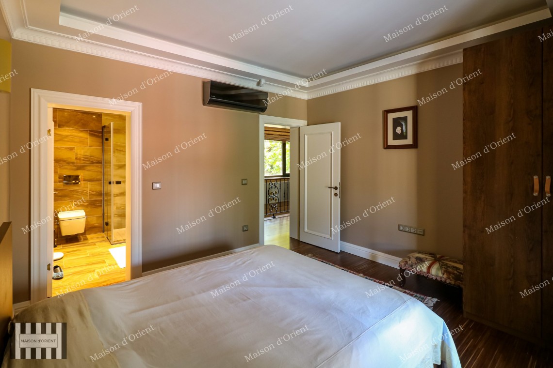 3+2 Villa with Private Garden for Sale in Levent Karanfil Street
