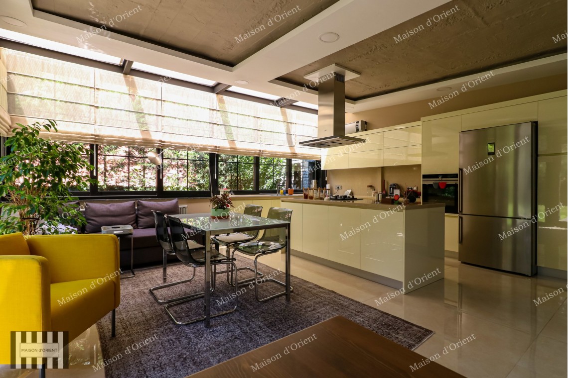 3+2 Villa with Private Garden for Sale in Levent Karanfil Street
