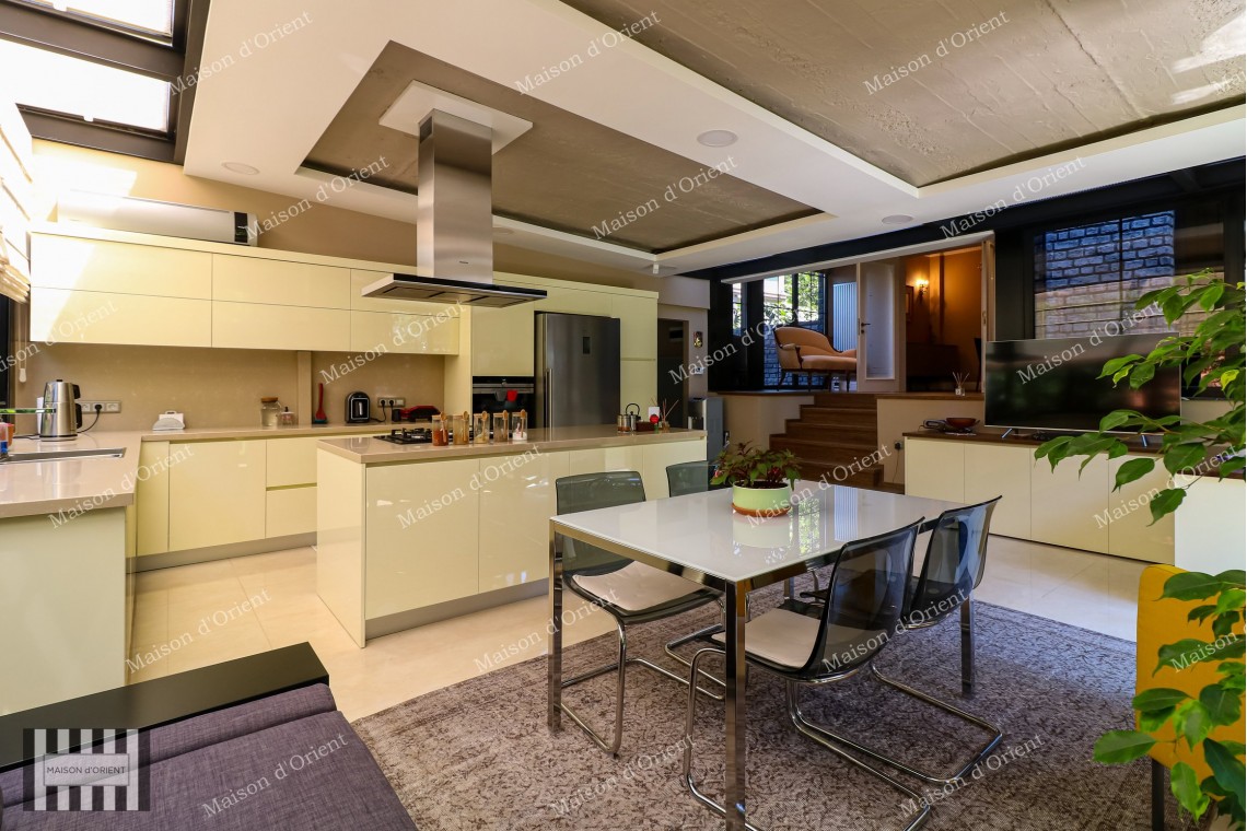 3+2 Villa with Private Garden for Sale in Levent Karanfil Street