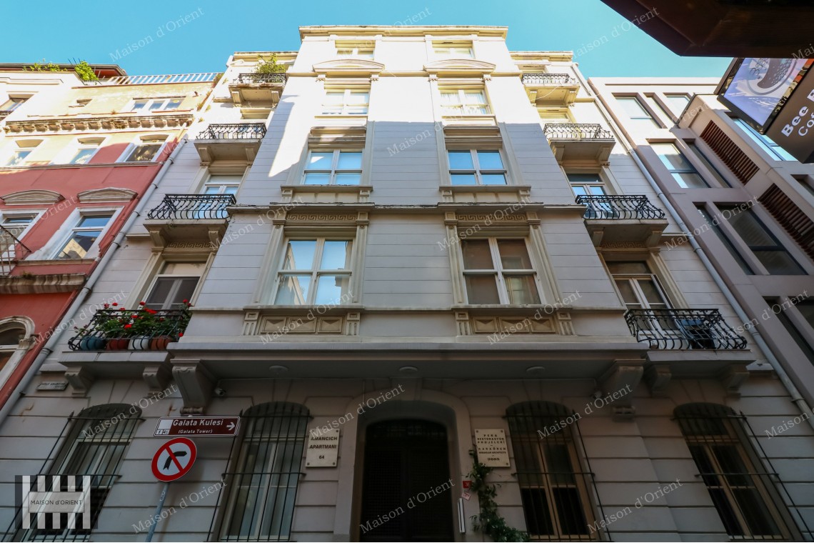 1+1 Flat for Sale in Galata Historical Amancich Building