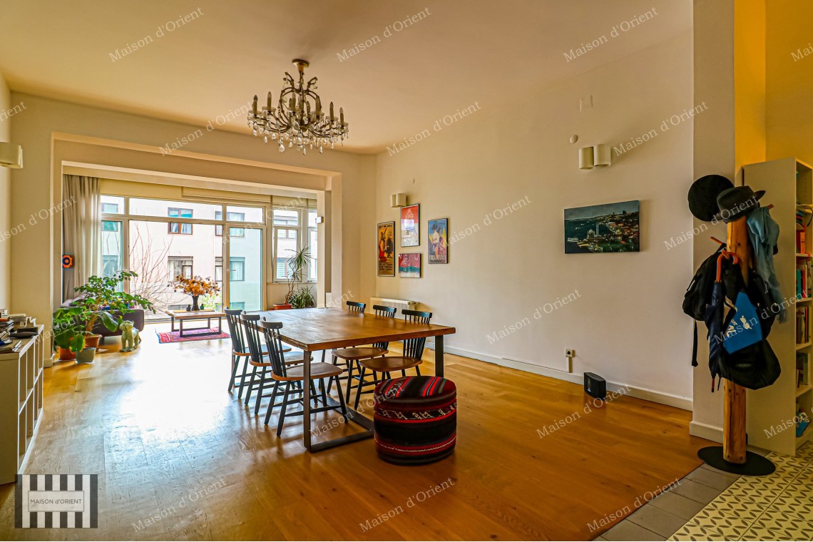 220sqm 3+1 Apartment for Rent in Historical Said Bey Building, Cihangir 