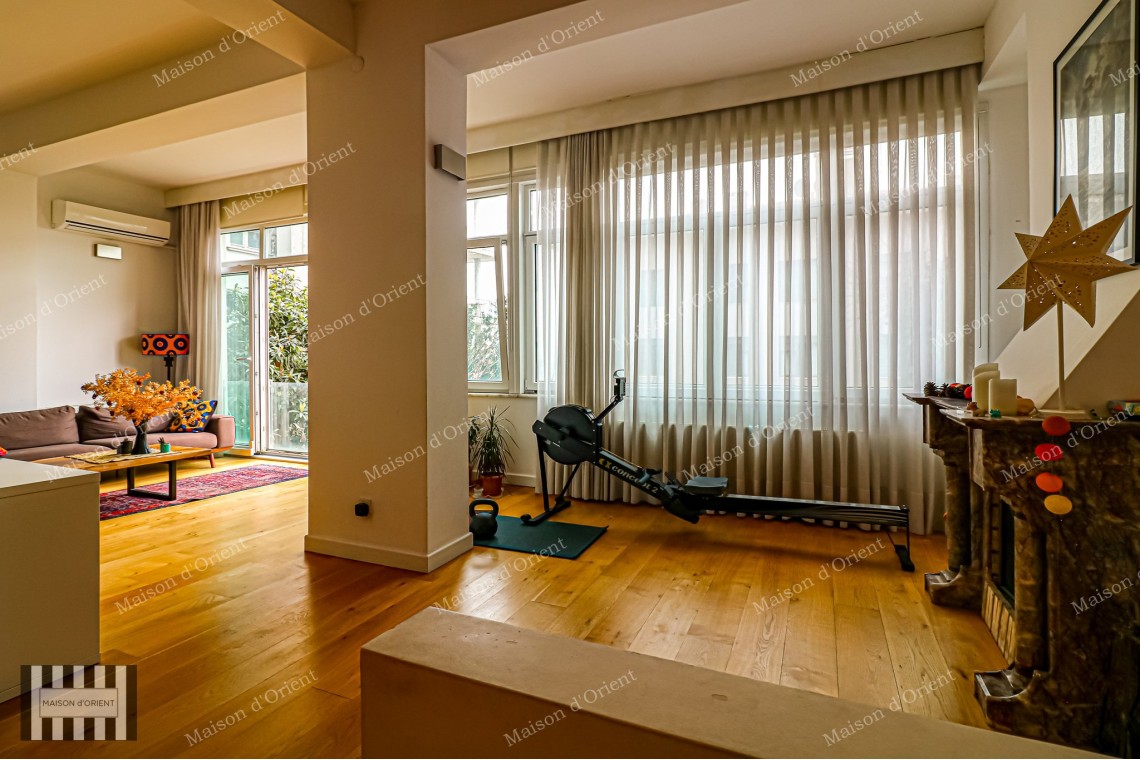 220sqm 3+1 Apartment for Rent in Historical Said Bey Building, Cihangir 