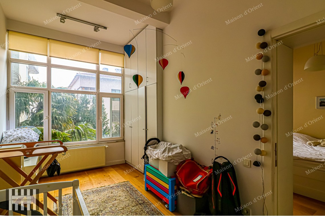 220sqm 3+1 Apartment for Rent in Historical Said Bey Building, Cihangir 