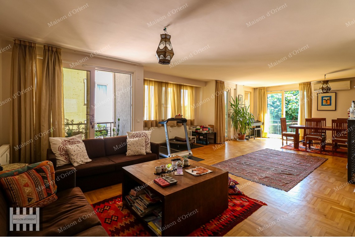 5+1 Rental Flat with Terrace and Bosphorus View in Gümüşsuyu