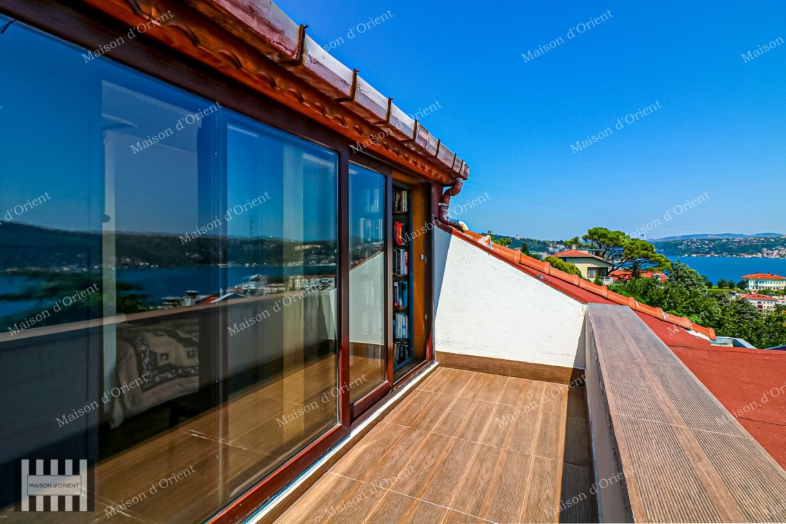 Historical Mansion with Private Garden and Bosphorus View for Sale in Arnavutköy 