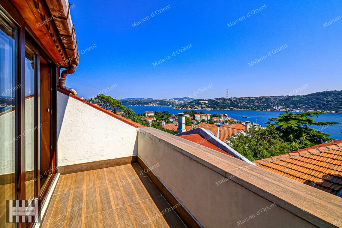 Historical Mansion with Private Garden and Bosphorus View for Sale in Arnavutköy 