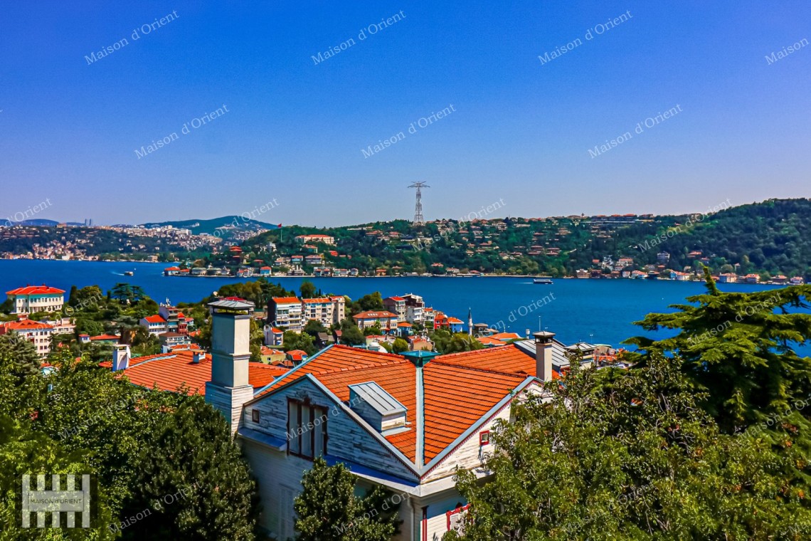 Historical Mansion with Private Garden and Bosphorus View for Sale in Arnavutköy 