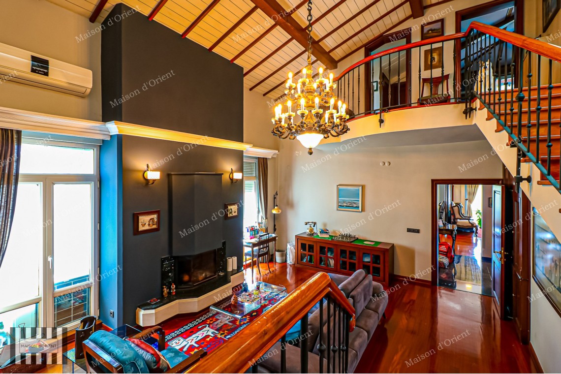 5+2 Duplex for Sale with Private Terrace in Central Acıbadem