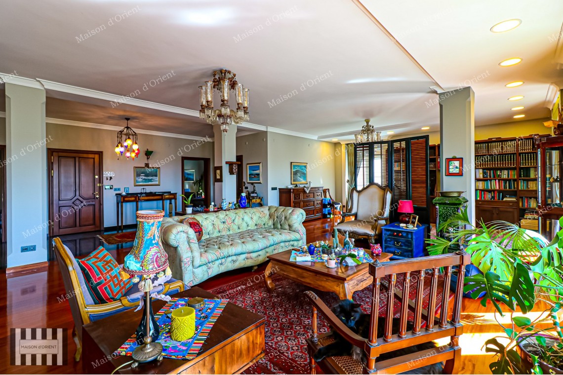 5+2 Duplex for Sale with Private Terrace in Central Acıbadem