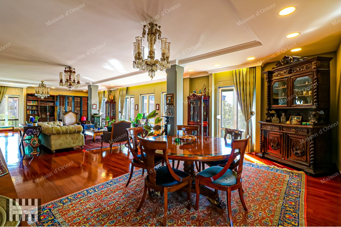 5+2 Duplex for Sale with Private Terrace in Central Acıbadem