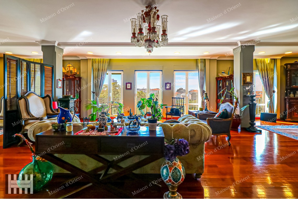 5+2 Duplex for Sale with Private Terrace in Central Acıbadem