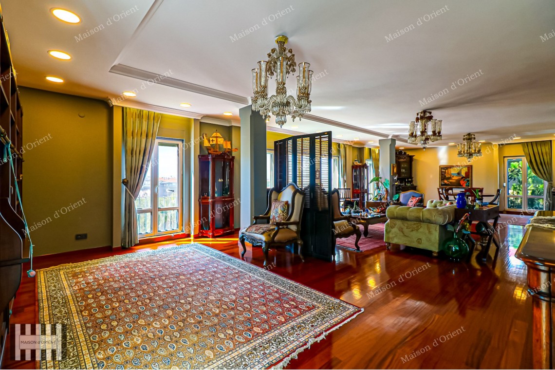 5+2 Duplex for Sale with Private Terrace in Central Acıbadem