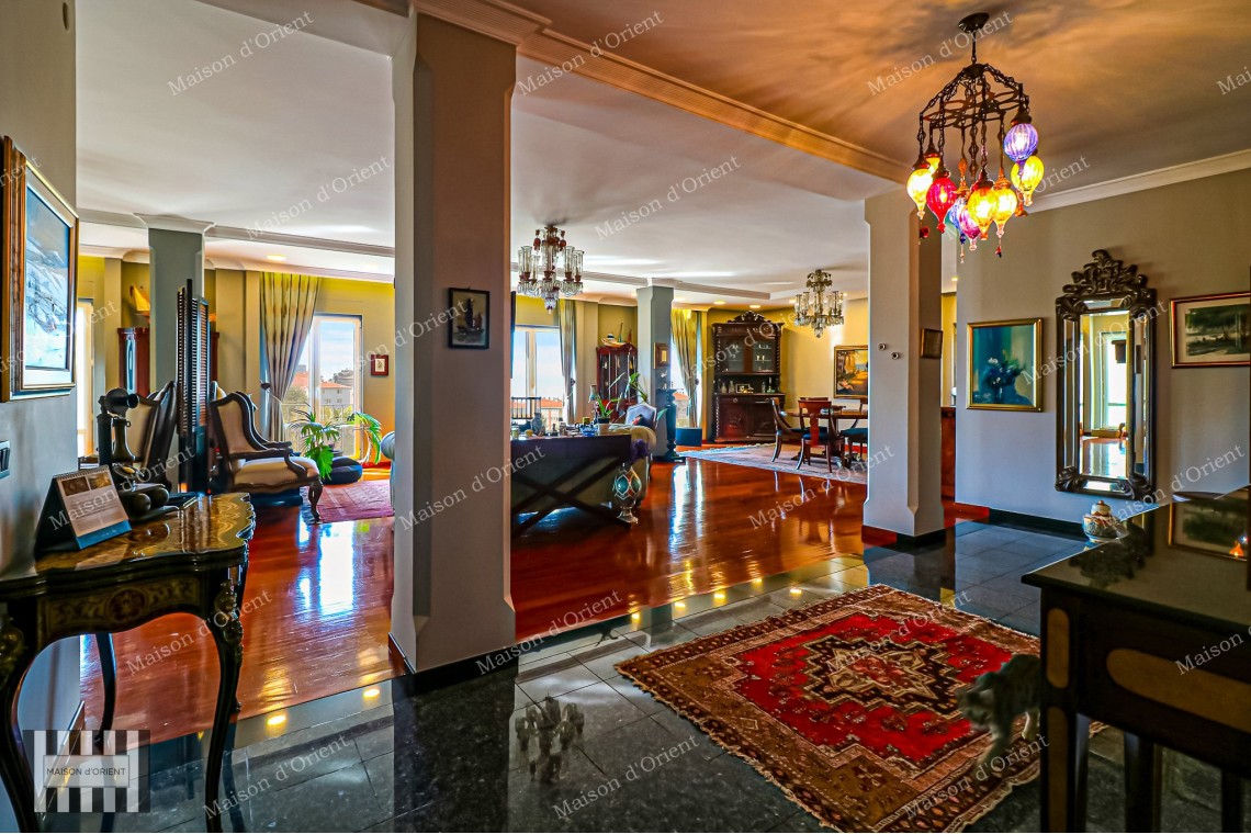 5+2 Duplex for Sale with Private Terrace in Central Acıbadem