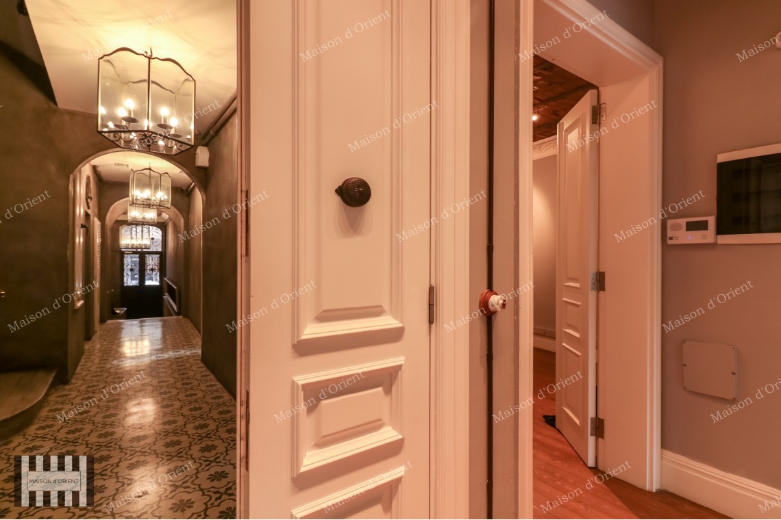 2+1 Flat for Sale in Historical Gravier Building, Cihangir 